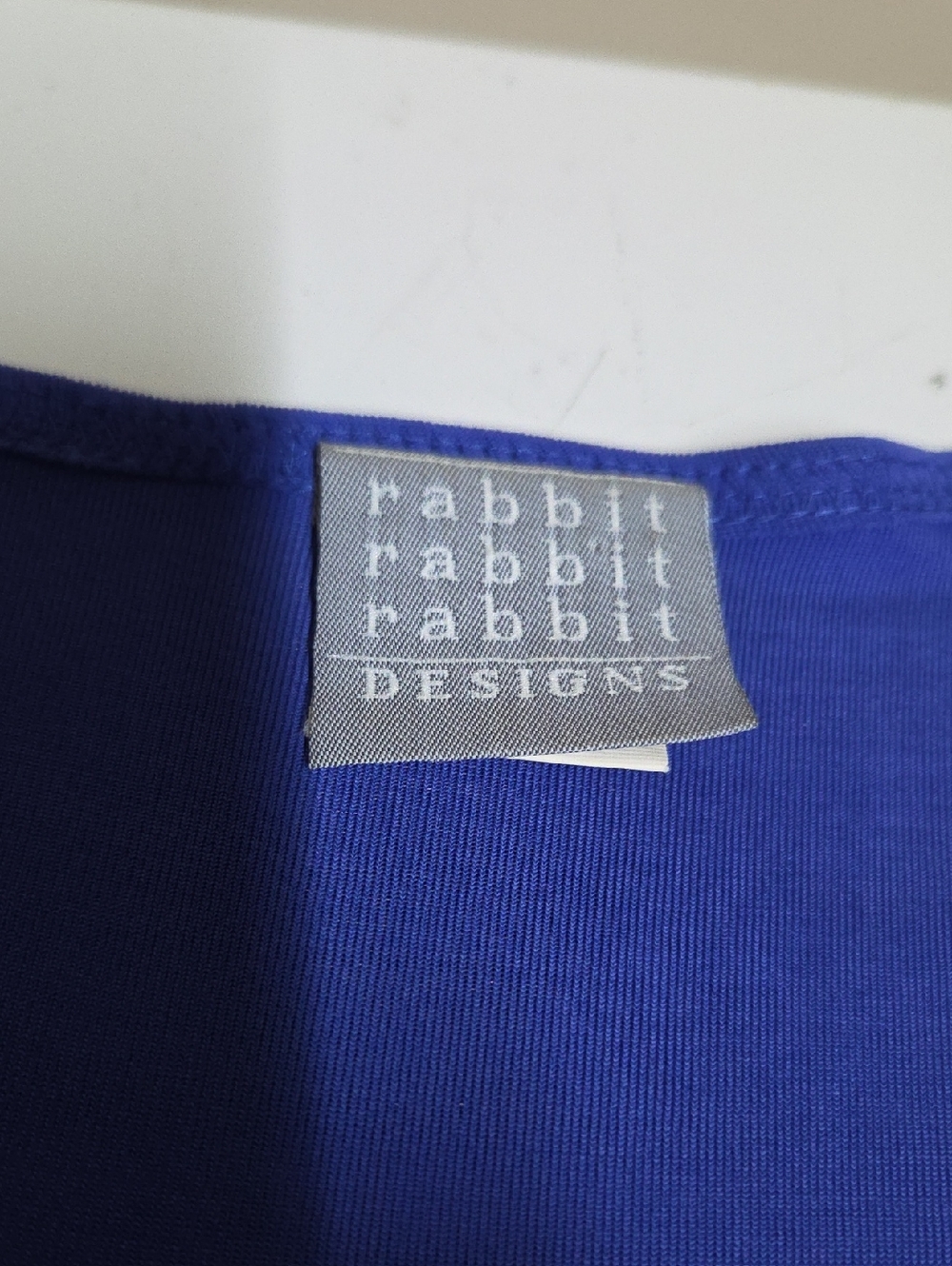 Rabbit Rabbit Rabbit Sleeveless Colorblock Dress Blue, Cream & Navy Sz 12 - Picture 5 of 7